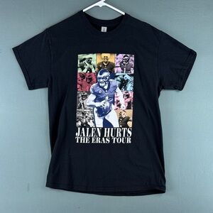Jalen Hurts Black Graphic T-Shirt - The Eras Tour